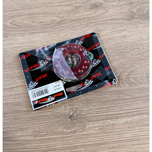 Nieuw met beschadigde verpakking - carburateur draaiplaat rood - 12 posities