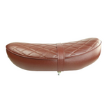 Saddle Dax Banana Brown avec un motif de diamant 5,5 litres