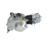 YX 90cc Motor Silver - Manuel - 4 Gears Kick Start. Yinxiang