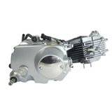 YX 90cc Motor Silver - Manuel - 4 Gears Kick Start. Yinxiang