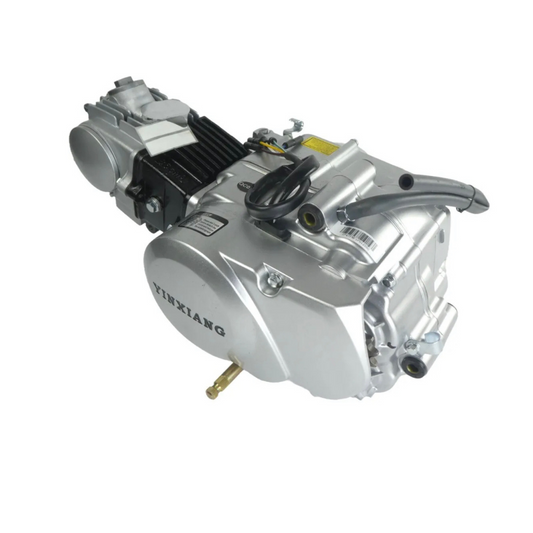 YX 90cc Motor Silver - Manual - 4 gears Kick Start. Yinxiang