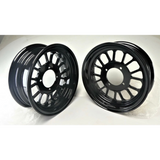 BB Sport Black Tacheless Rims pour singe (et peut-être aussi Dax) 10 "x 3,5 + 2,75"