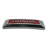 Honda Fork Emblem Chrom und rot mit Montagehalterung