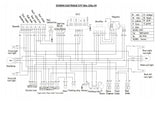 Aansluitingschema Zhenhua Dax Zhenhua 50-125 euro 4 kabelboom