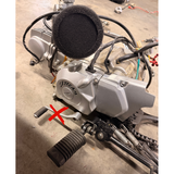 Tweedehands - Skyteam Dax 125cc motorblok met toebehoren 3300km