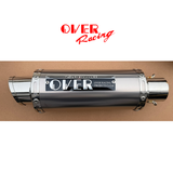 Over Racing GP-Performance Type-S Uitlaat (SS/Ti) - inclusief toebehoren