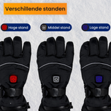 Elektrisch verwarmde winterhandschoenen met powerbanks - drie standen