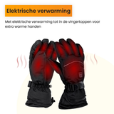 Elektrisch verwarmde winterhandschoenen met powerbanks - drie standen