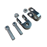 Aluminium schokdemper verlengers +25 mm – set van 2 stuks