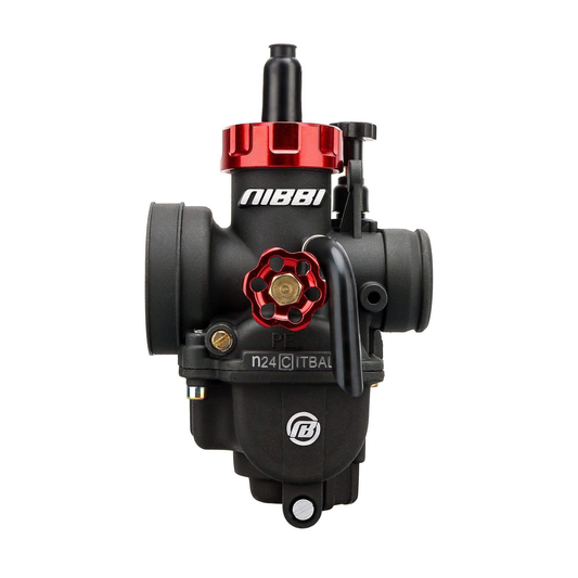 Carburateur Nibbi PE24YJ Flange racing version - met spigot-/rubberaansluiting