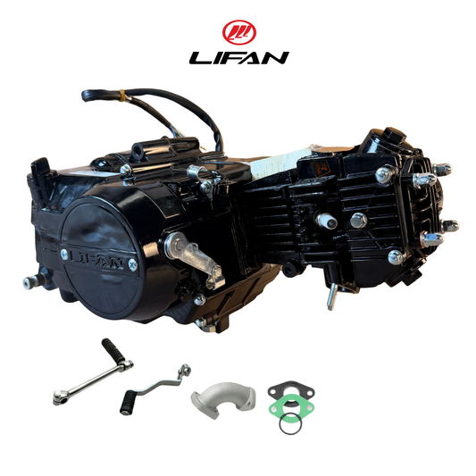 Lifan 70cc Motorblok zwart  - Manueel - 4 Versnellingen kick start. Dax,. (72cc)