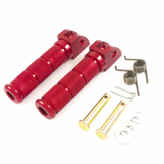 CNC footrests - 21 mm red for Dax and Monkey models