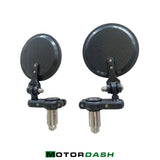 Universal carbon mirrors steering mirrors set