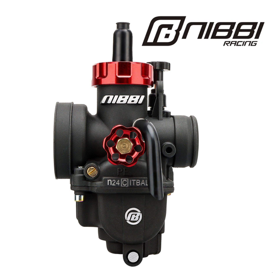 Carburateur Nibbi PE24YJ Flange racing version - met spigot-/rubberaansluiting