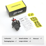 Carburateur Nibbi PE24YJ Flange racing version - met spigot-/rubberaansluiting