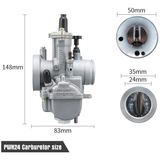 Carburator Nibbi PWK 24 Racing version PWK24SP - zilver