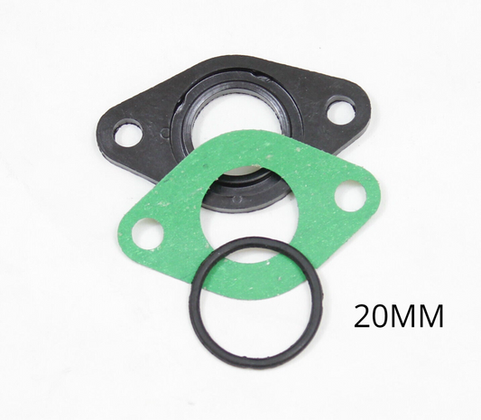 Manifold insulation and gaskets for 20 mm carburetor