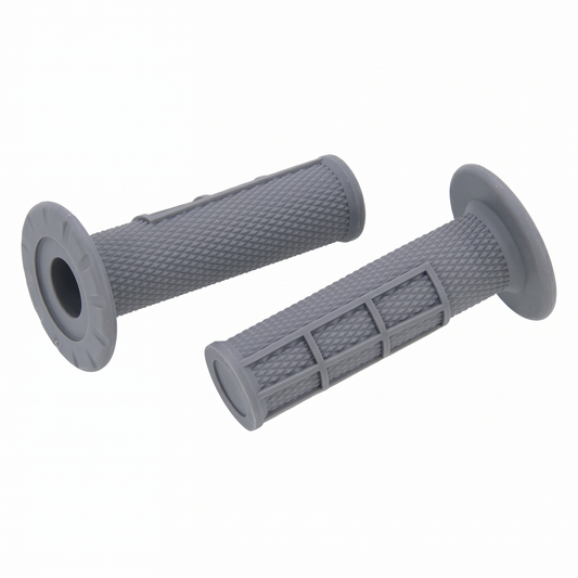 Softgrips handvaten grijs - voor 22mm diameter sturen: Pitbike, Dax, Monkey..