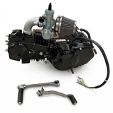 Complete 125cc motorblok + carburateur set inclusief spruitstuk en luchtfilter