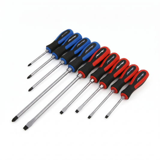 Neilsen 9-delige slag-schroevendraaierset (Pound Thru)