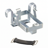Batterijhouder Dax voor 12 volt batterij kleur chrome