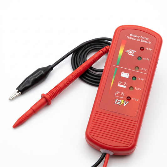 Neilsen - Batterijtester voor 12 volt – met LED indicatie