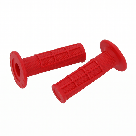 Softgrips handvaten rood - voor 22mm diameter sturen: Pitbike, Dax, Monkey..