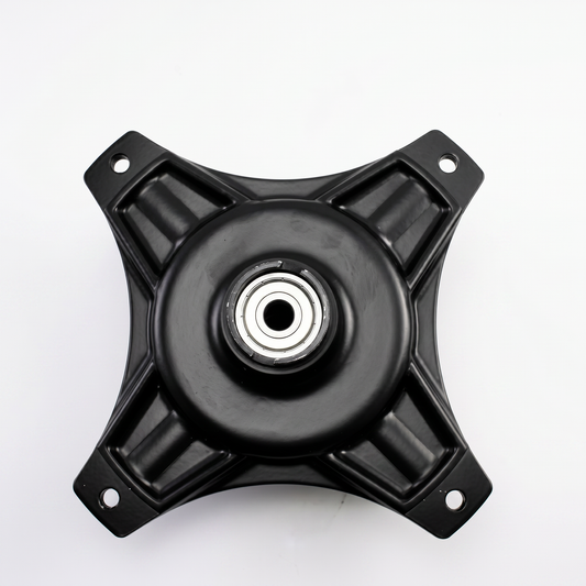 Complete naaf voorwiel voor Dax remschijf 12mm zwart