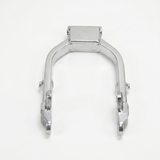 Aluminium achterbrug geschikt voor Dax standaard lengte – zilver