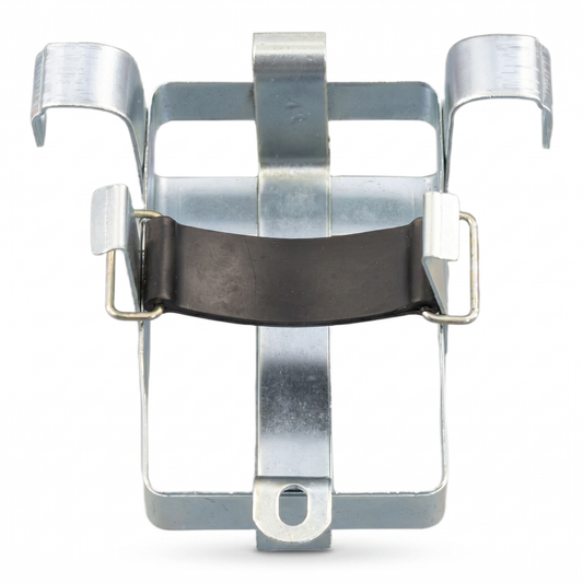 Batterijhouder Dax voor 12 volt batterij kleur chrome