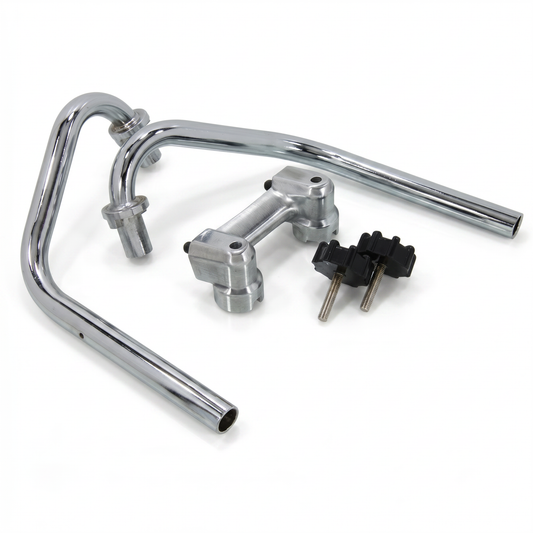 Originele type stuurset - Zilver / Chrome voor Honda,Skyteam,Zhenua,... Dax