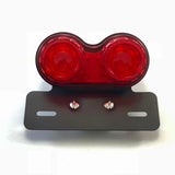 Double Universal Taillight Red LEDs mit Pinkern, die gebaut wurden -