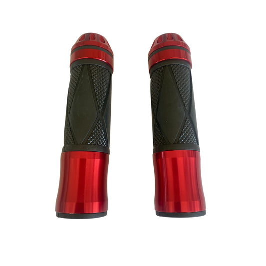 CNC Red handles with bar-end