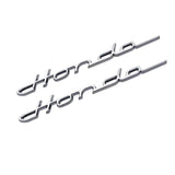 Stickers Honda embleem logo S800 Chrome (repro) set van 2 stuks