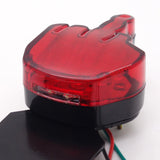 Universal Red Rear Light Middel Finger (with brake light and license plate holder)