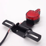 Universal Red Rear Light Middel Finger (with brake light and license plate holder)