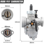 Karburator Nibbi PE 17 mm Flansch -Rennversion DAX - Affe - PBR.