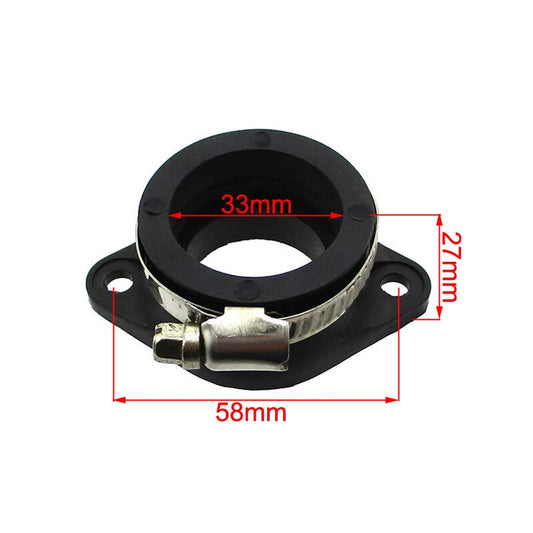 Carburateur Adapter / Inlaatrubber Zongshen 190cc type - (Zs1p62yml-2)