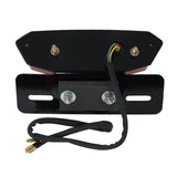 Rear light diamond LED model red with built -in flashing lights CE approved