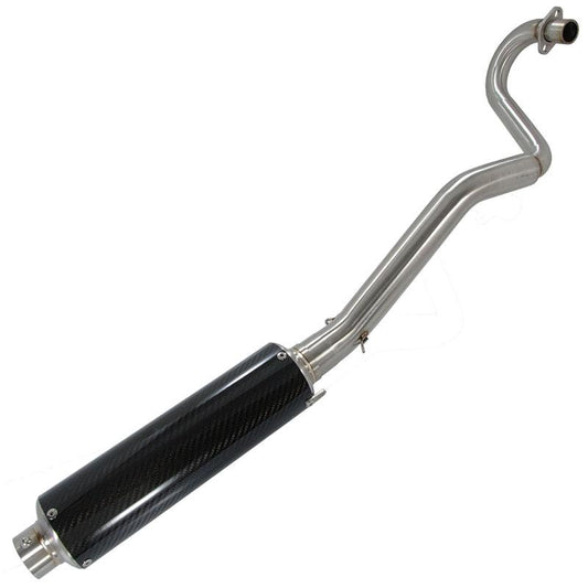 Carbon exhaust for dax and chaly upper