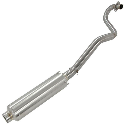 Opinant stainless steel exhaust for stainless steel dax and others.