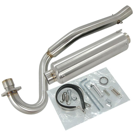 Opinant stainless steel exhaust for stainless steel dax and others.