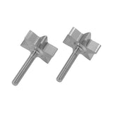 Stuur draaiknoppen Dax en Monkey sterrenvorm CNC zilver