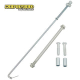 Kepspeed verlengde Achterbrug Monkey Z50 +6 cm – Zwart