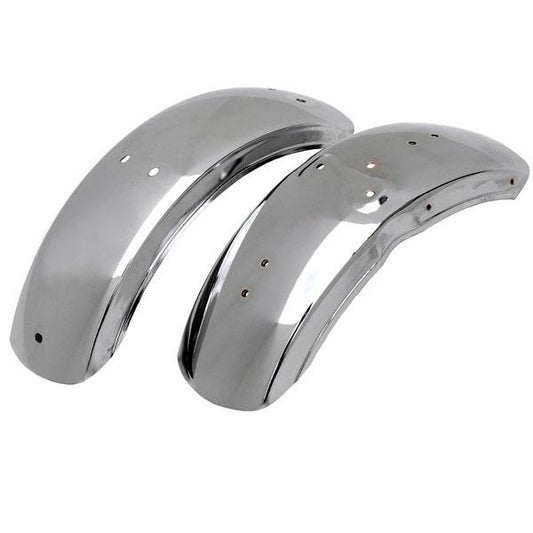 Set Chrome Spatborden (Voor + Achter) - Originele Type voor Honda Dax (6V)