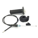 Fast gas with gas cable Honda type black -colored